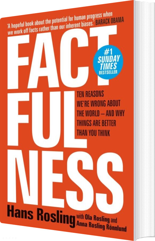 Factfulness: Ten Reasons We're Wrong About The World - And Why Things Are Better Than You Think - Hans Rosling - English Book