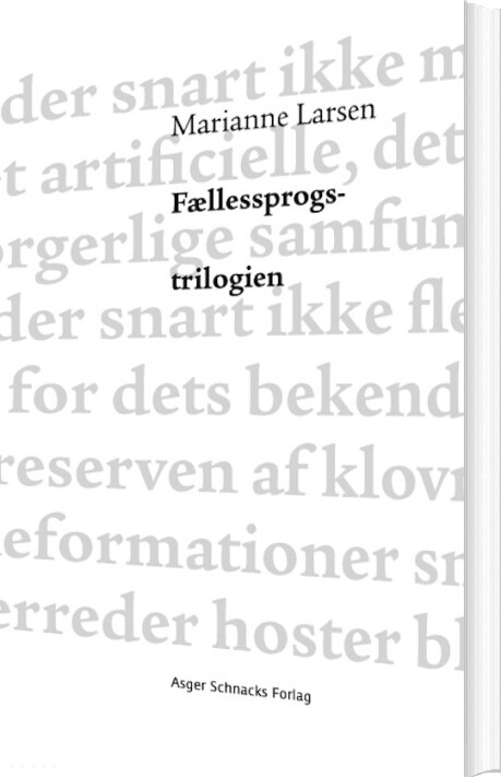 Fællessprogstrilogien - Marianne Larsen - Bog