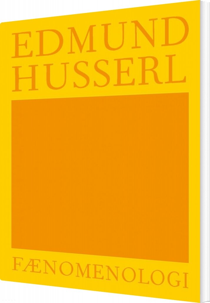 Billede af Fænomenologi - Edmund Husserl - Bog