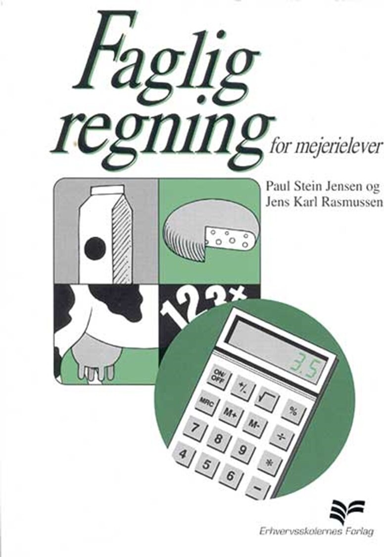 Billede af Faglig Regning For Mejerielever - Paul Stein Jensen - Bog
