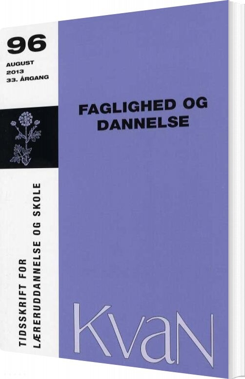 Billede af Kvan 96 - Faglighed Og Dannelse - Vibeke Hetmar M. Fl - Bog