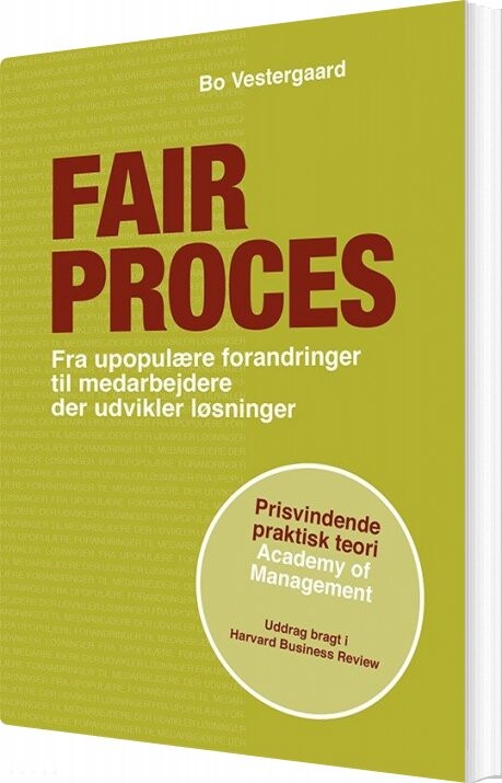 Fair Proces - Bo Vestergaard - Bog
