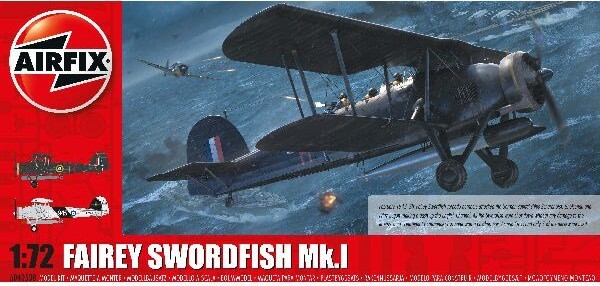 Se Airfix - Fairey Swordfish Mk.i Fly Byggesæt - 1:72 - A04053b hos Gucca.dk