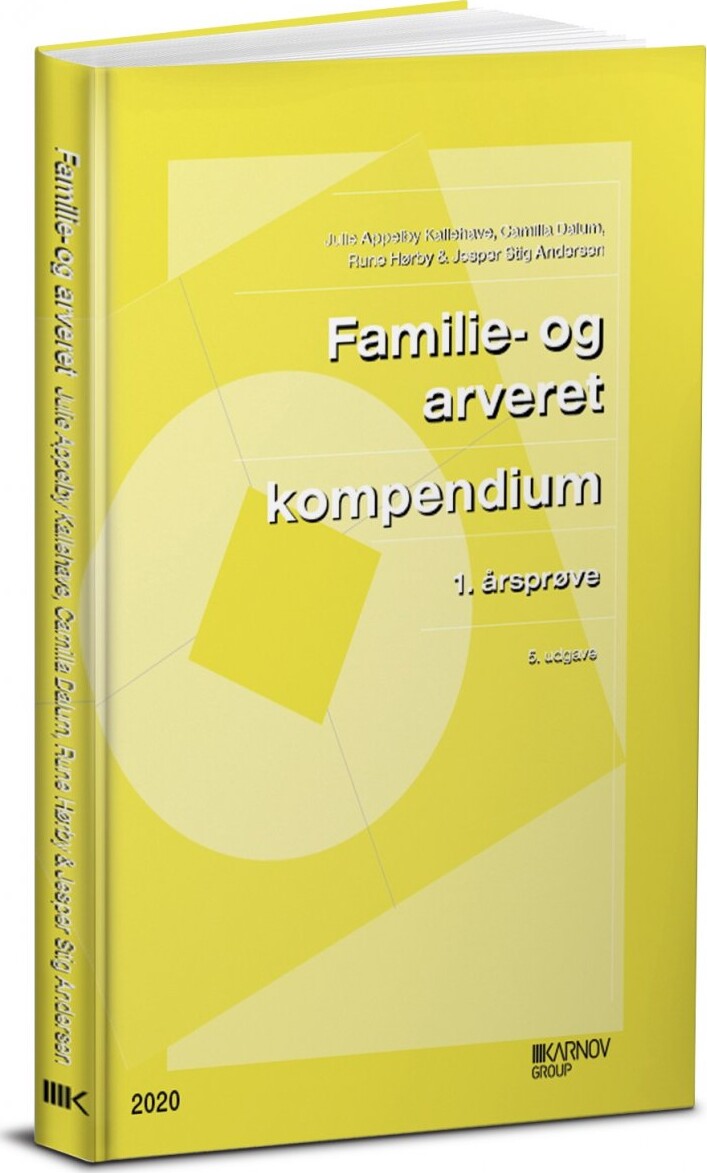 Familie- Og Arveret, 1. årsprøve - Rune Hørby - Bog