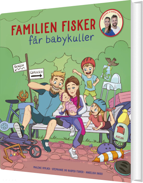 Billede af Familien Fisker Får Baby-kuller - Malene Rykær - Bog hos Gucca.dk