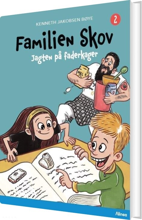 Billede af Familien Skov 2 - Jagten På Faderkager, Blå Læseklub - Kenneth Jakobsen Bøye - Bog