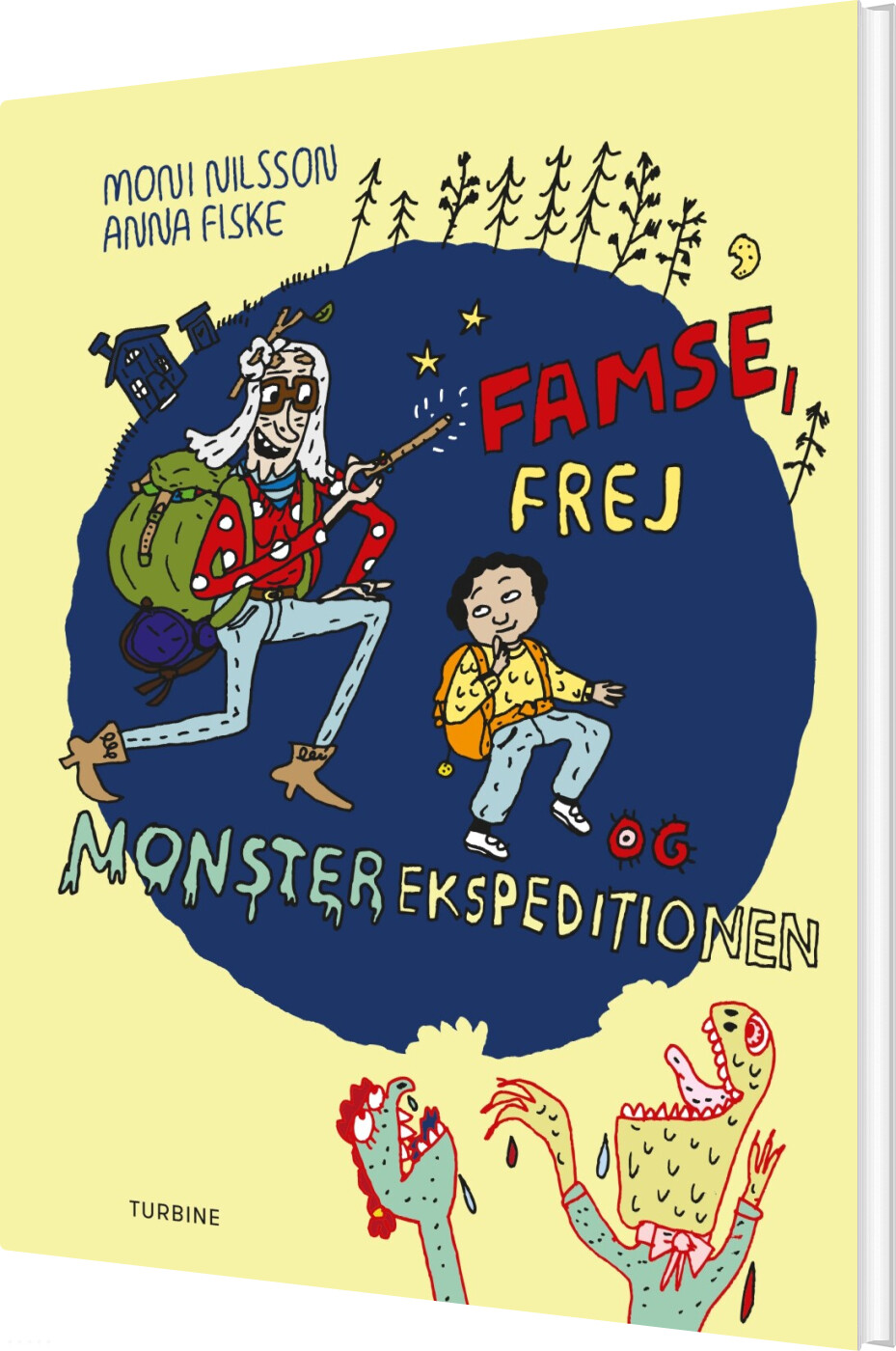 Billede af Famse, Frej Og Monsterekspeditionen - Moni Nilsson - Bog