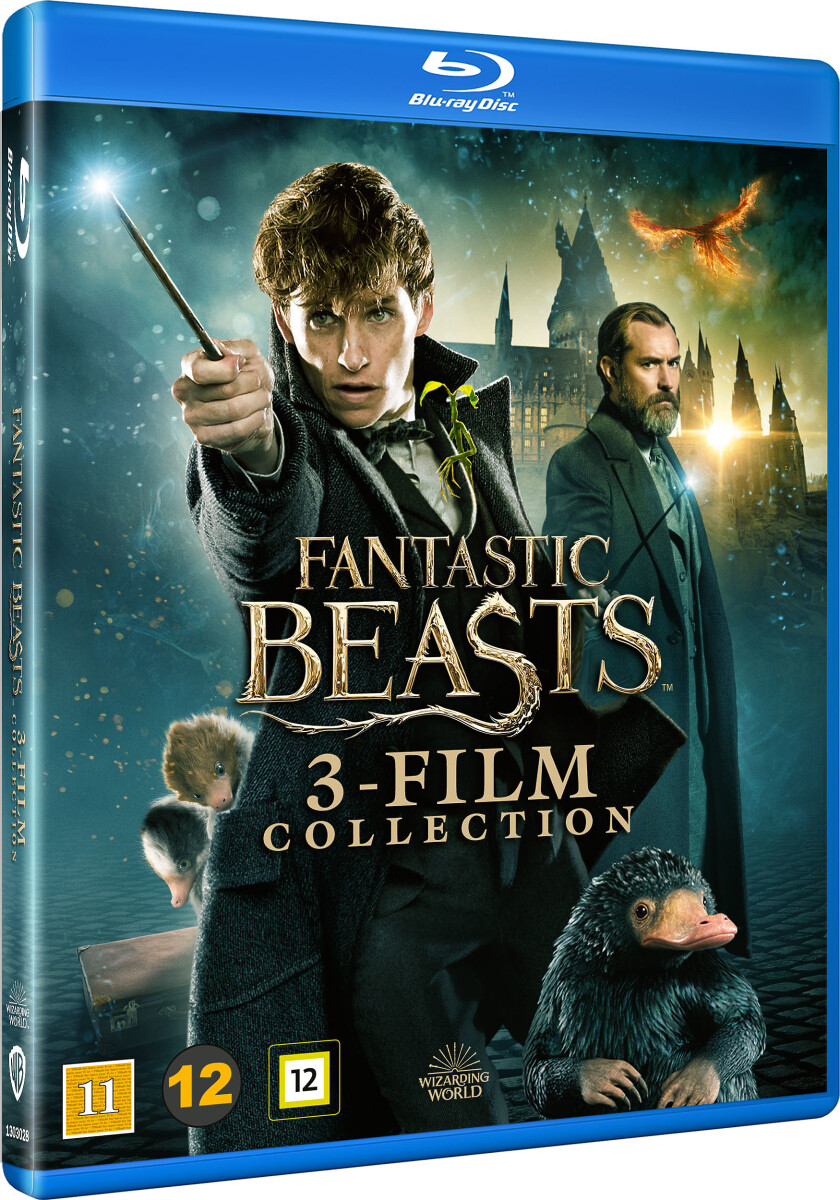 Fantastiske Skabninger / Fantastic Beasts 1-3 - Blu-Ray