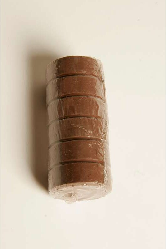 Fantasy Blokfarve 44x16mm 6stk Brun