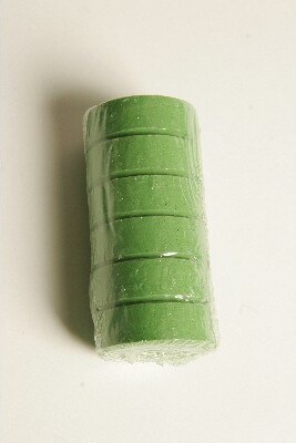 Fantasy blokfarve 44x16mm 6stk grøn