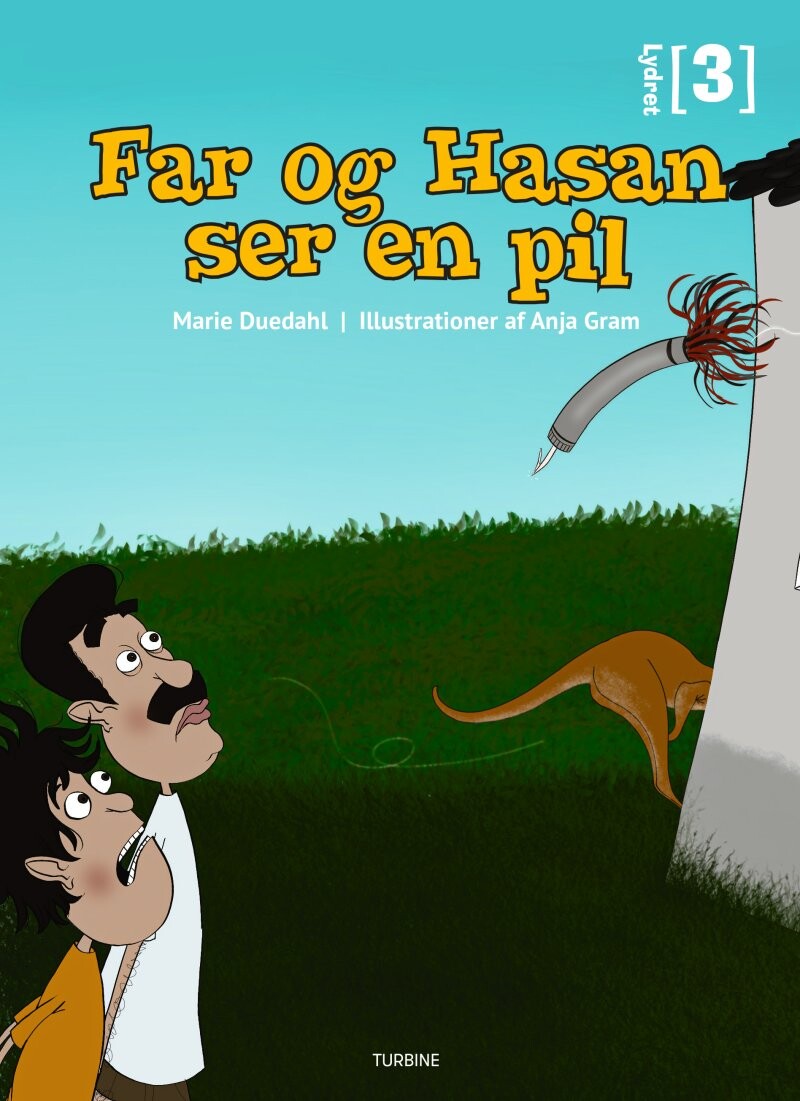 Billede af Far Og Hasan Ser En Pil - Marie Duedahl - Bog