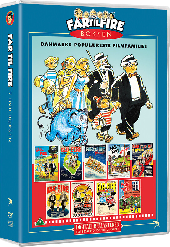 Far Til Fire Boks - Den Klassiske Boks - DVD - Film