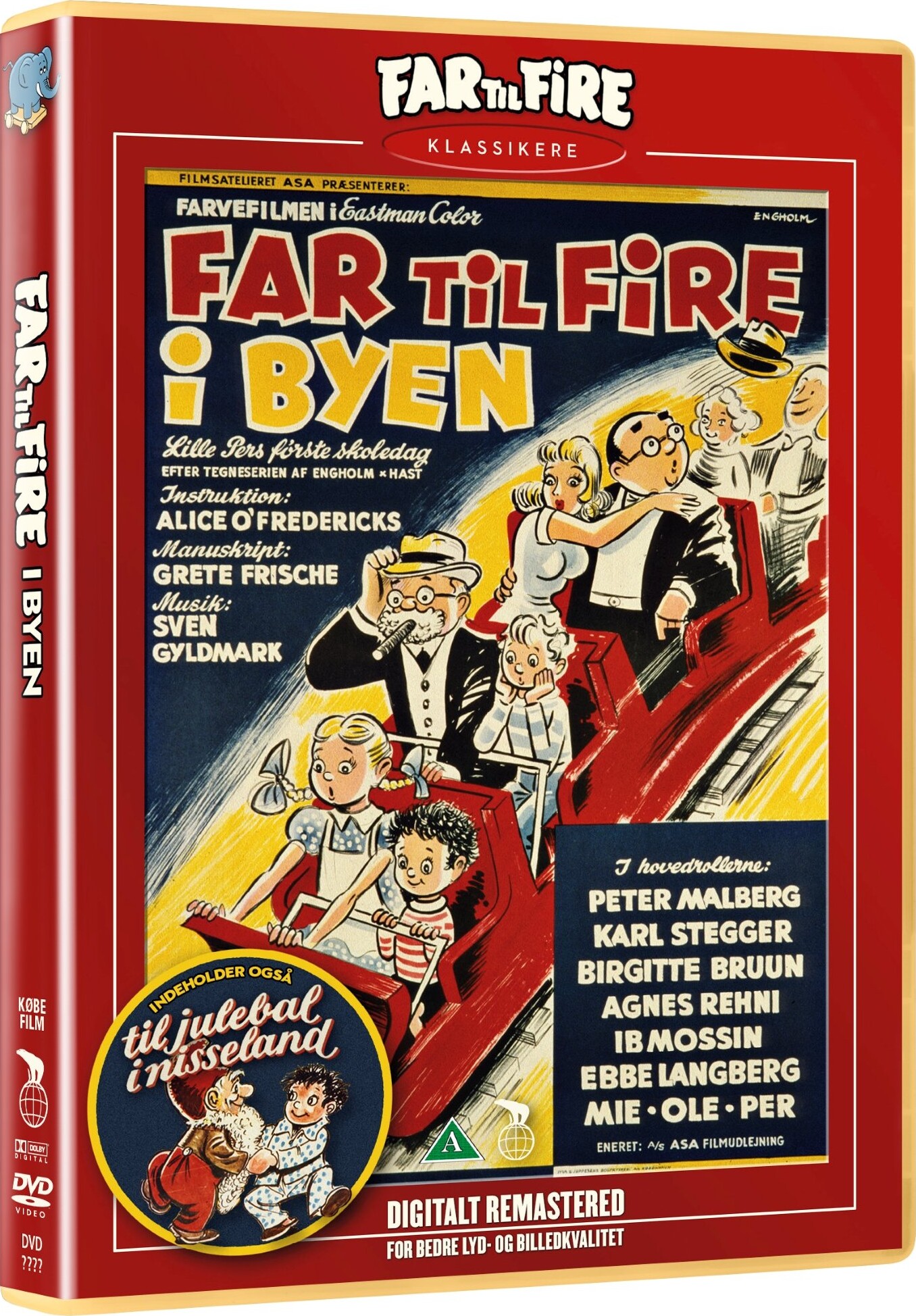 Far Til Fire I Byen - Til Julebal I Nisseland - DVD - Film