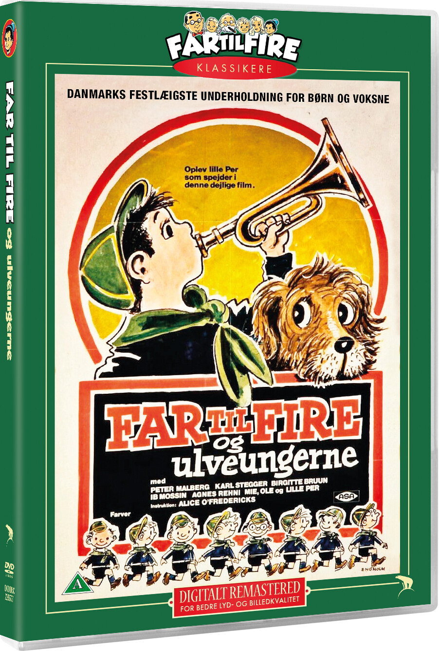 Far Til Fire Og Ulveungerne - DVD - Film