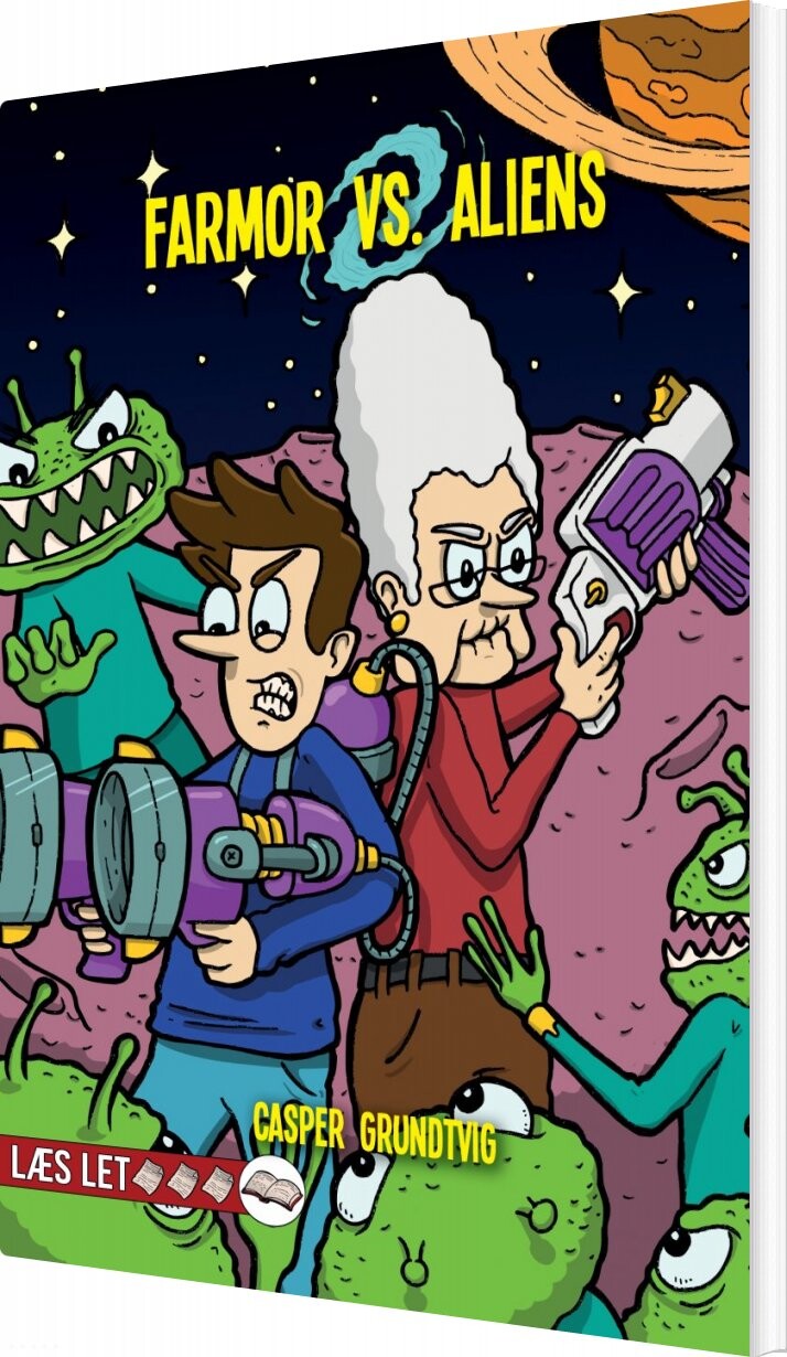 Billede af Farmor Vs. Aliens - Casper Grundtvig - Bog
