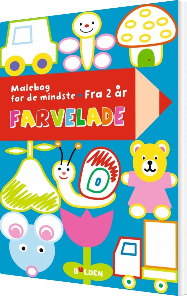 Billede af Malebog - Farvelade For De Mindste - Fra 2 år - Diverse - Bog
