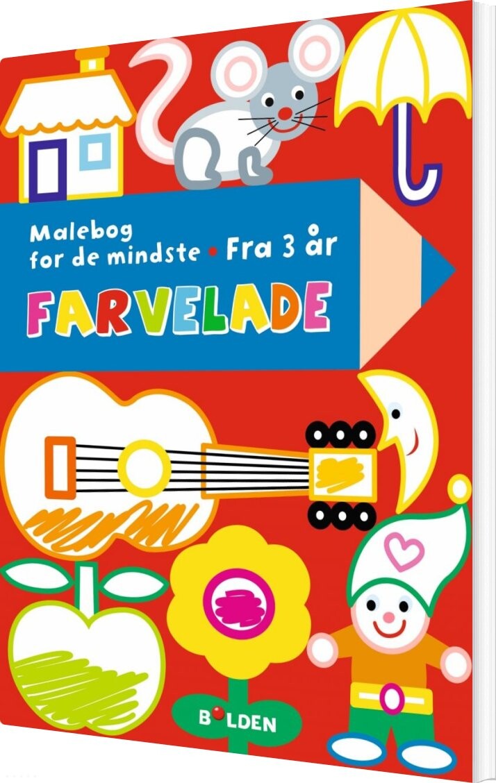 Billede af Malebog - Farvelade For De Mindste - Fra 3 år - Diverse - Bog