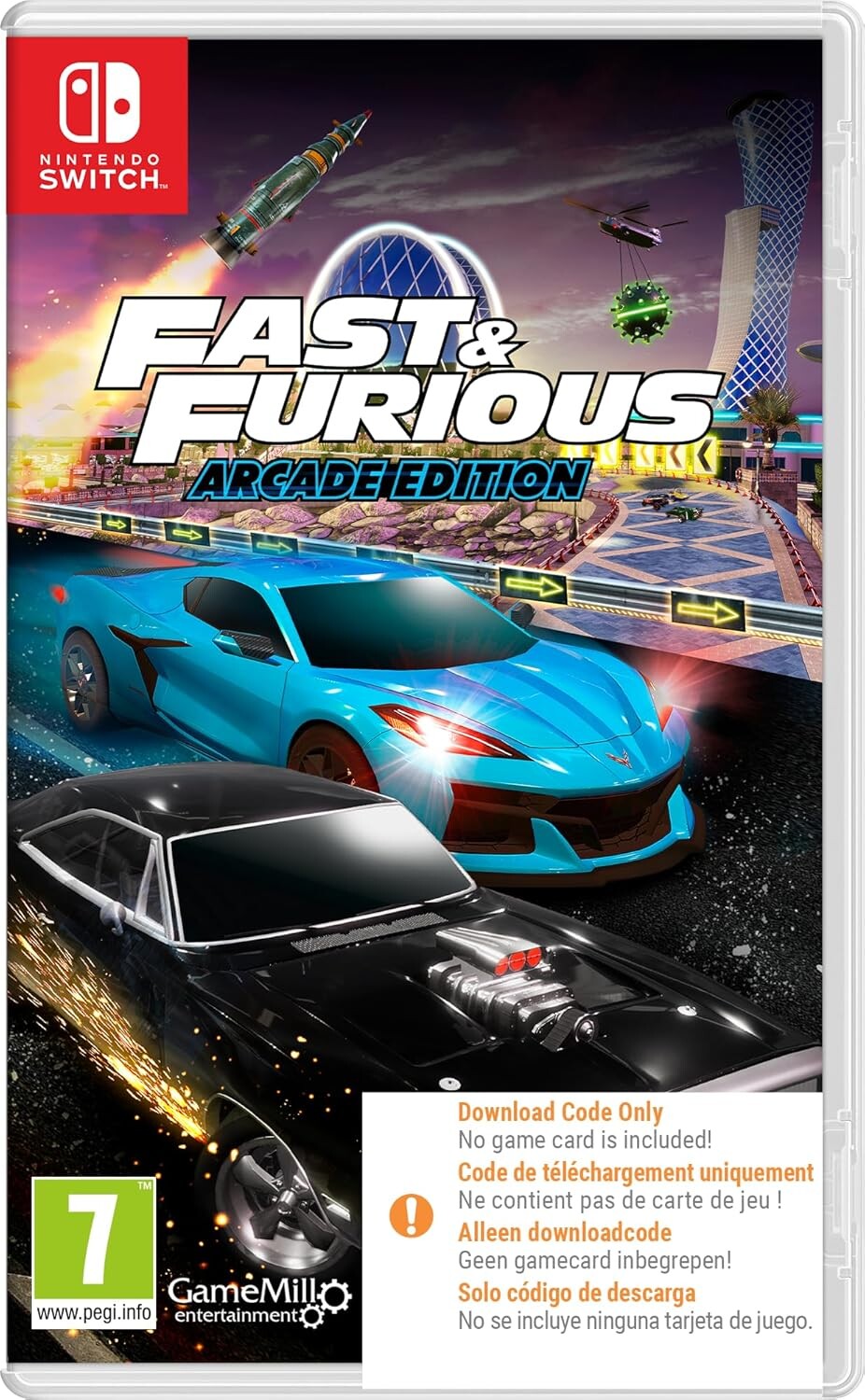 Fast & Furious: Arcade Edition (Code in a Box) - Nintendo Switch - Racing