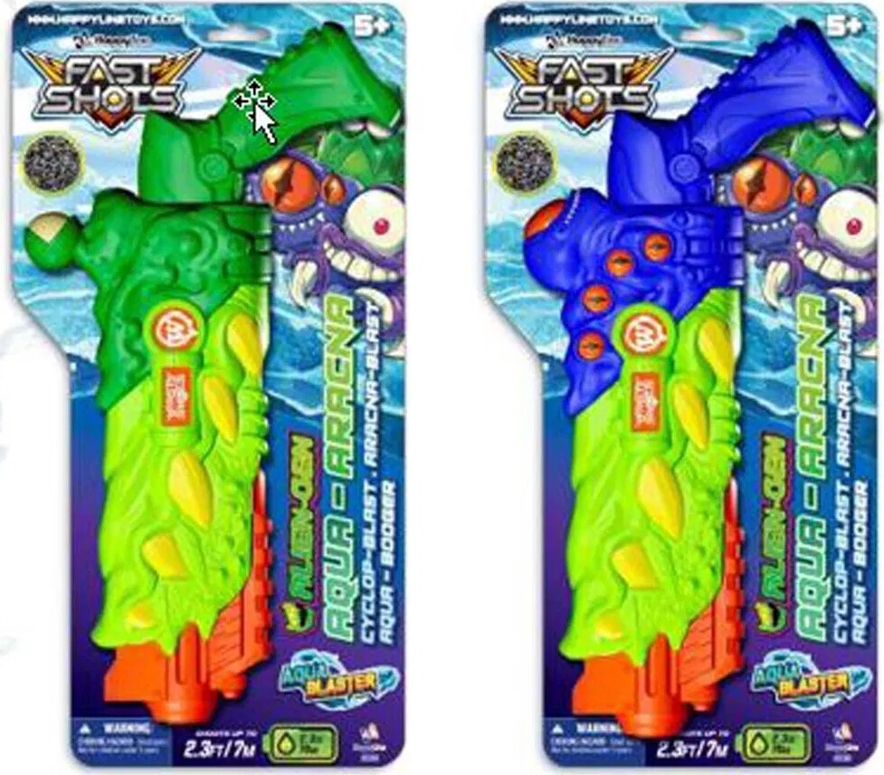 Fast Shots Aquanator Alien - Vandpistol - Assorteret