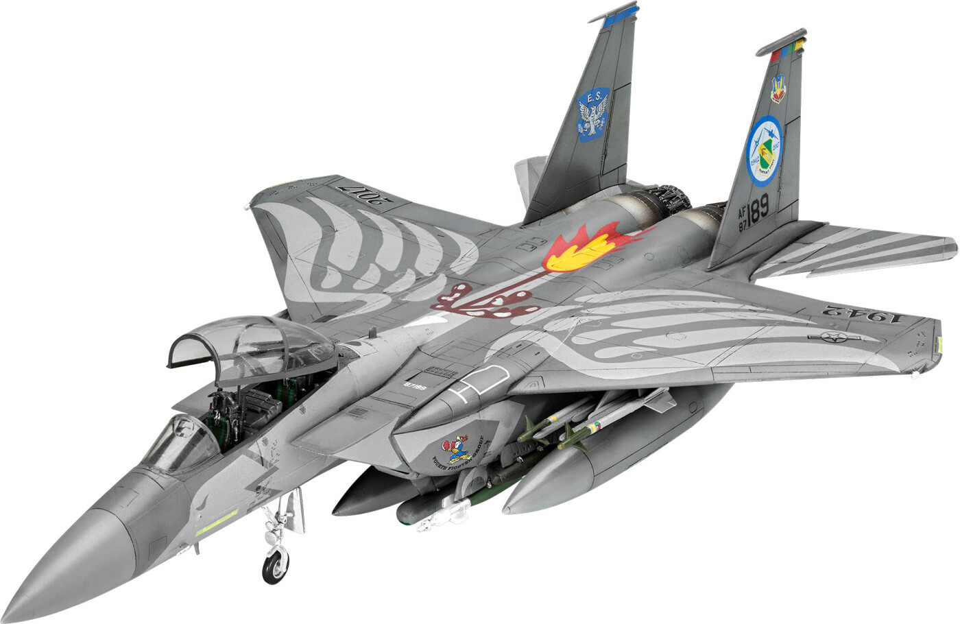 Revell - F-15e Strike Eagle Fly Byggesæt - 1:72 - Level 4 - 03841