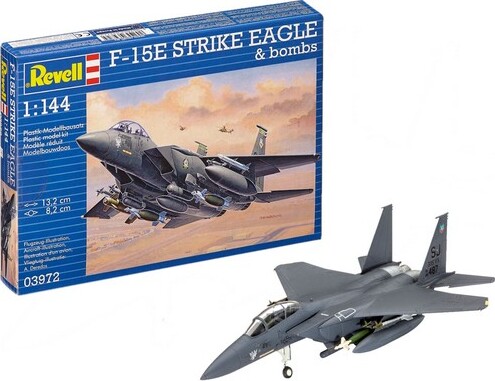 Revell - F-15e Strike Eagle And Bombs Modelfly - 1:144 - 03972