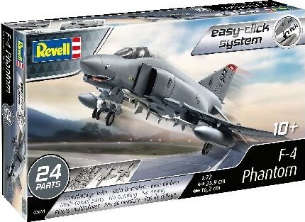 Revell - F-4 Phantom Fly Byggesæt - 1:72 - Easy Click - 03651