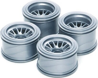 F104 Mesh Wheels (rubber Tire) - 51398 - Tamiya