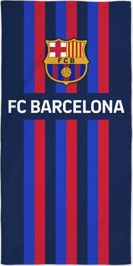 Fc Barcelona - Badehåndklæde - 70x140 Cm
