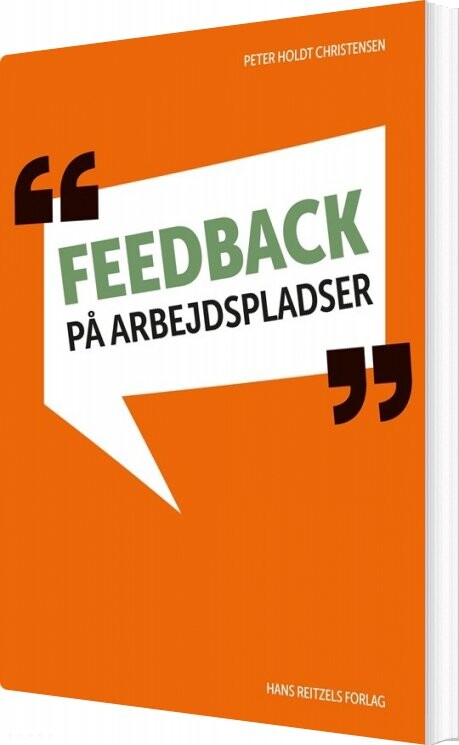 Billede af Feedback På Arbejdspladser - Peter Holdt Christensen - Bog