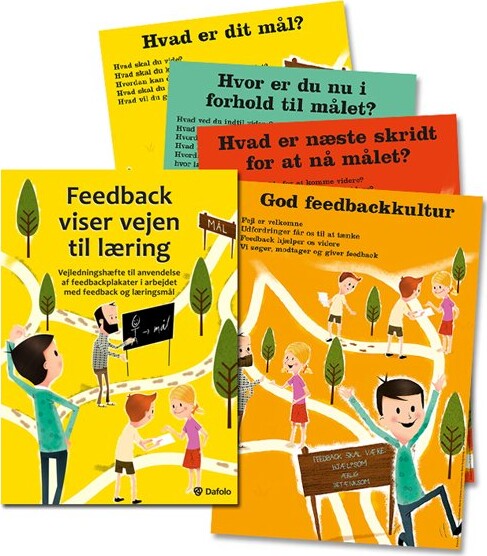 Feedback Viser Vejen Til Læring - Pjece Samt 4 Stk. Plakater - Kirsten Hyldahl - Bog
