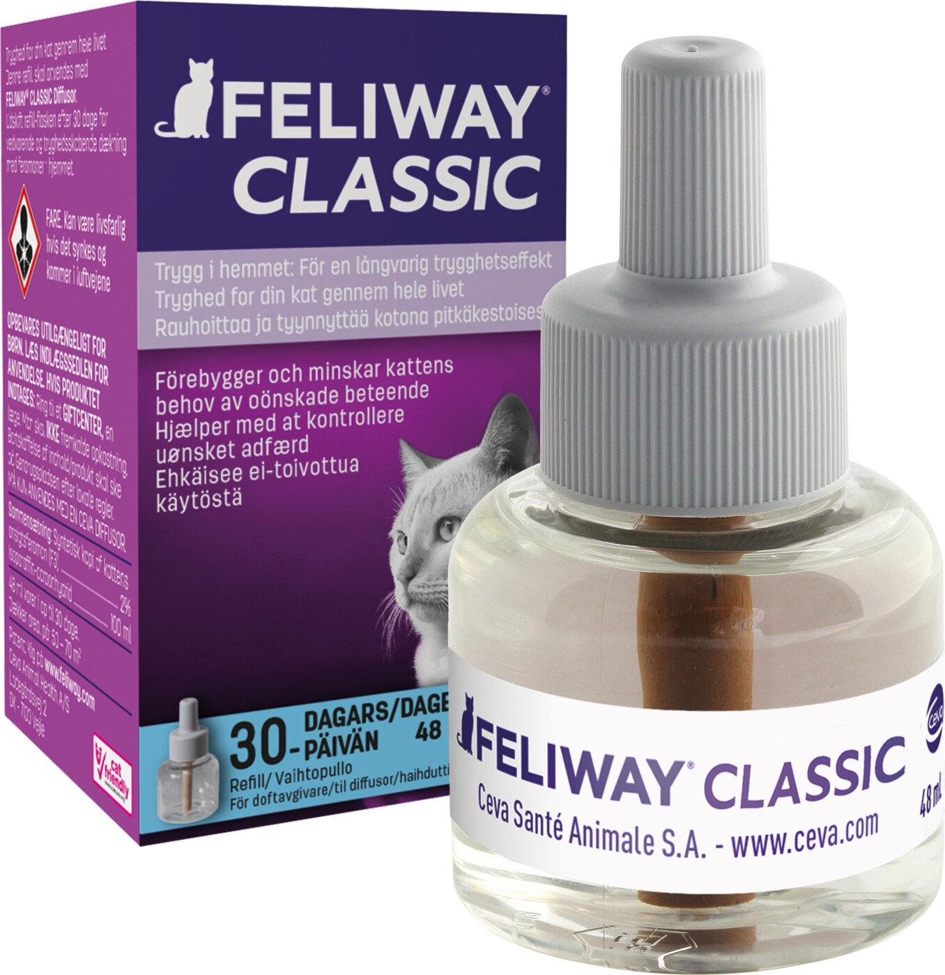 Billede af Feliway - Classic Diffuser Refill 48 Ml hos Gucca.dk