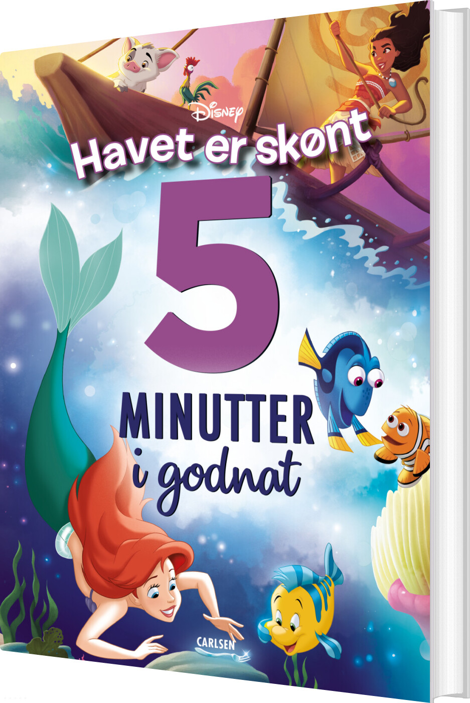 Billede af Fem Minutter I Godnat - Havet Er Skønt - Disney - Bog