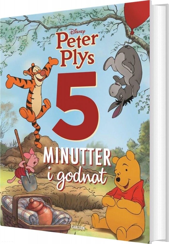 Fem Minutter I Godnat - Peter Plys - Disney - Bog