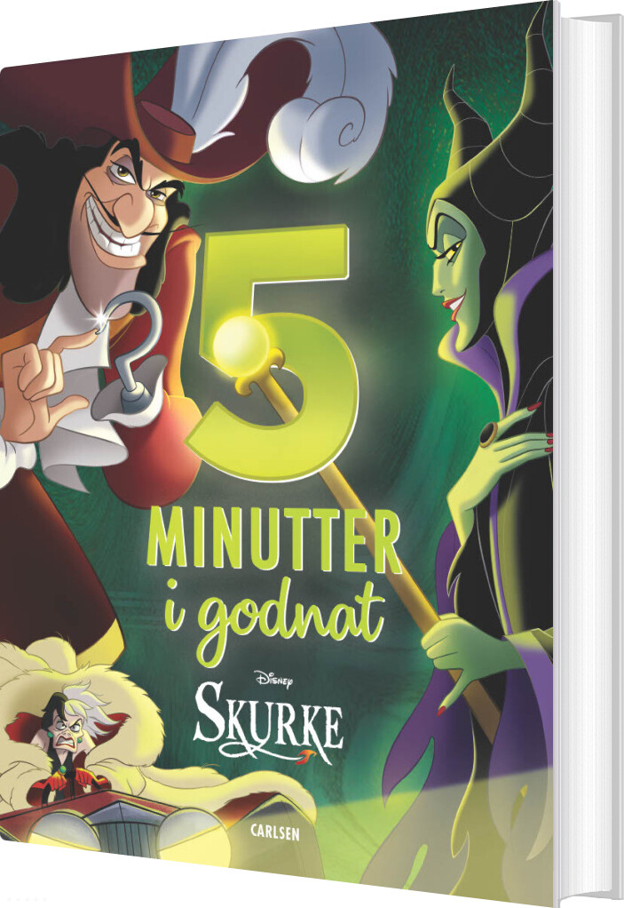 Fem Minutter I Godnat - Skurke - Disney - Bog