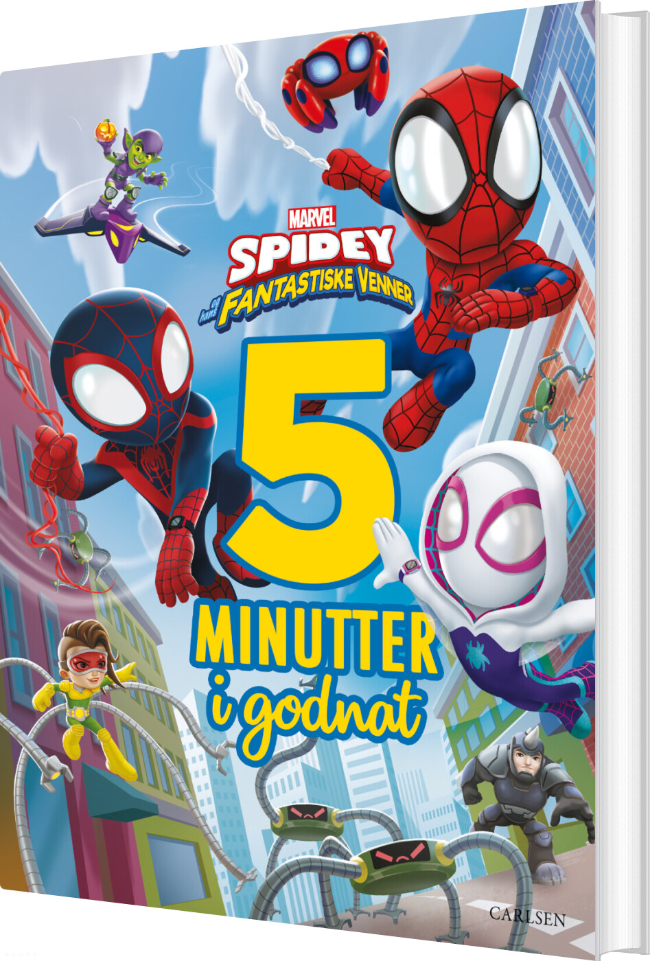 Billede af Fem Minutter I Godnat - Spidey - Märvel - Bog