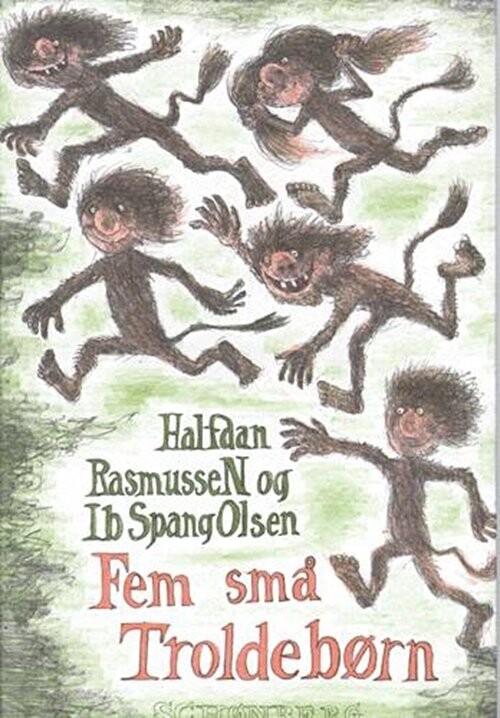 Billede af Fem Små Troldebørn - Halfdan Rasmussen - Bog