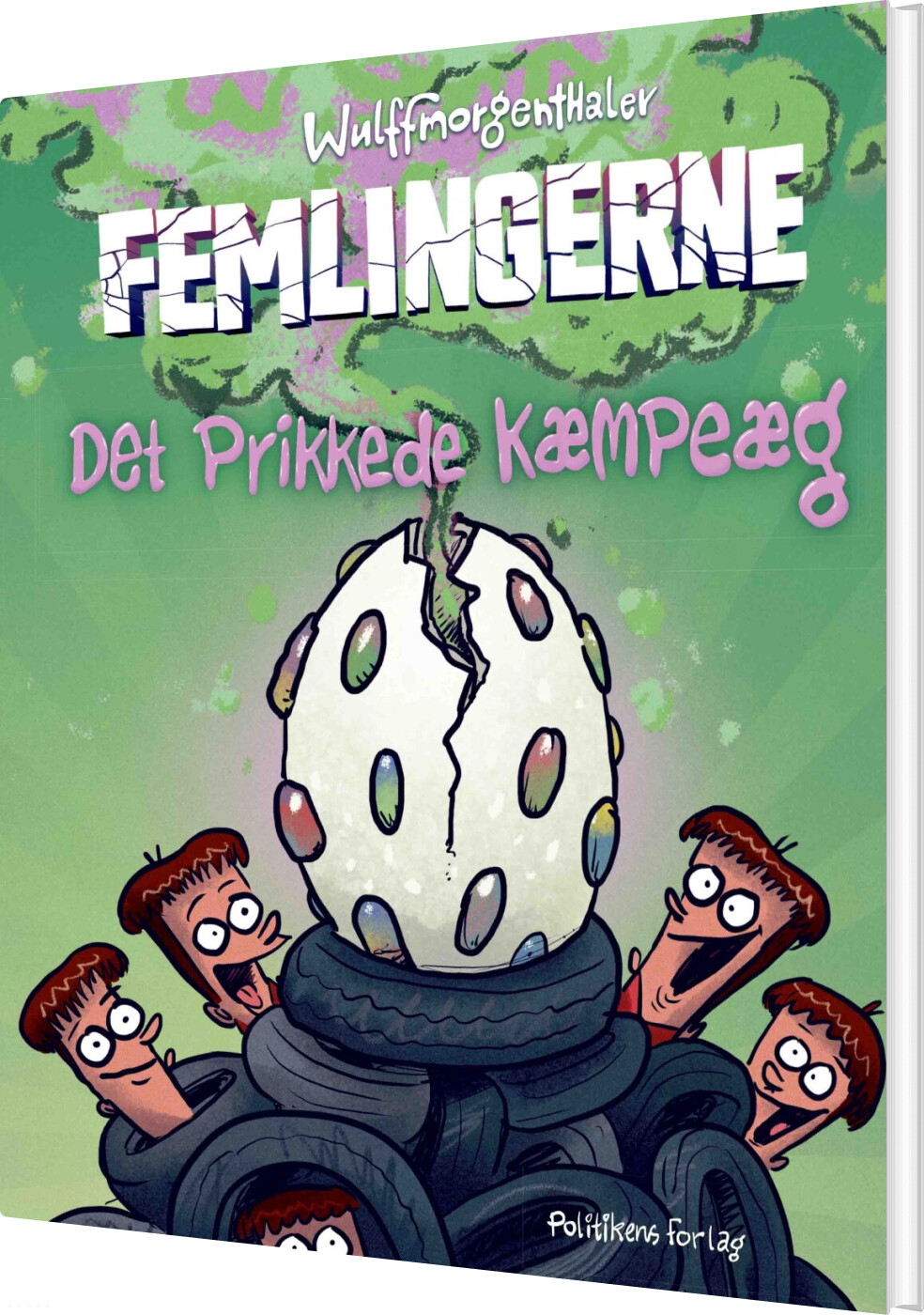 Femlingerne - Det Prikkede Kæmpe-æg! - Mikael Wulff - Bog