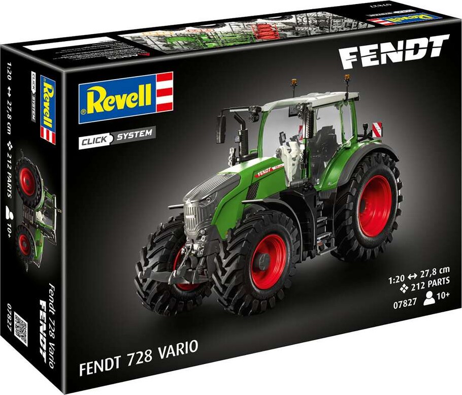 Revell - Fendt 728 Vario - Byggesæt -1:20 - Click System - 07827