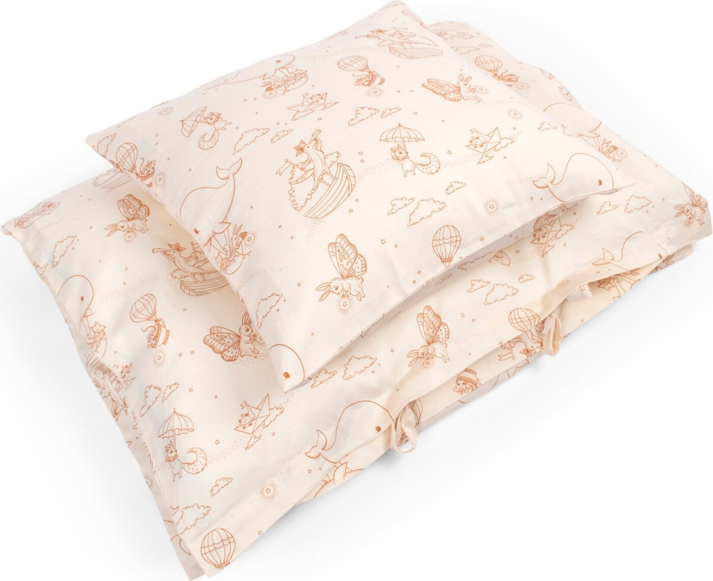 Filibabba - Babysengetøj - 70x100 Cm - Dreamy Adventurers - Hvid