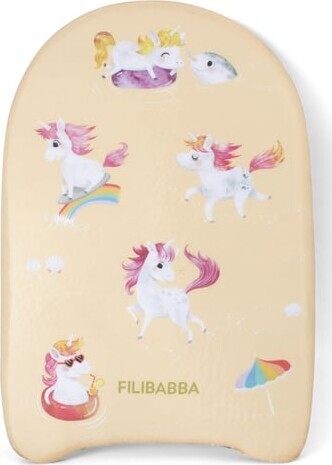 Filibabba - Bodyboard Til Børn - Unicorn Shores - Gul
