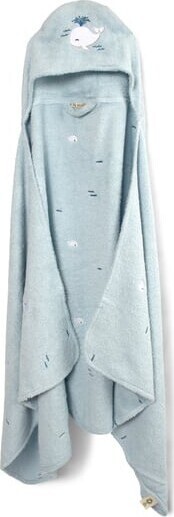 Filibabba - Badehåndklæde Med Hætte Til Børn - Blå - One Size