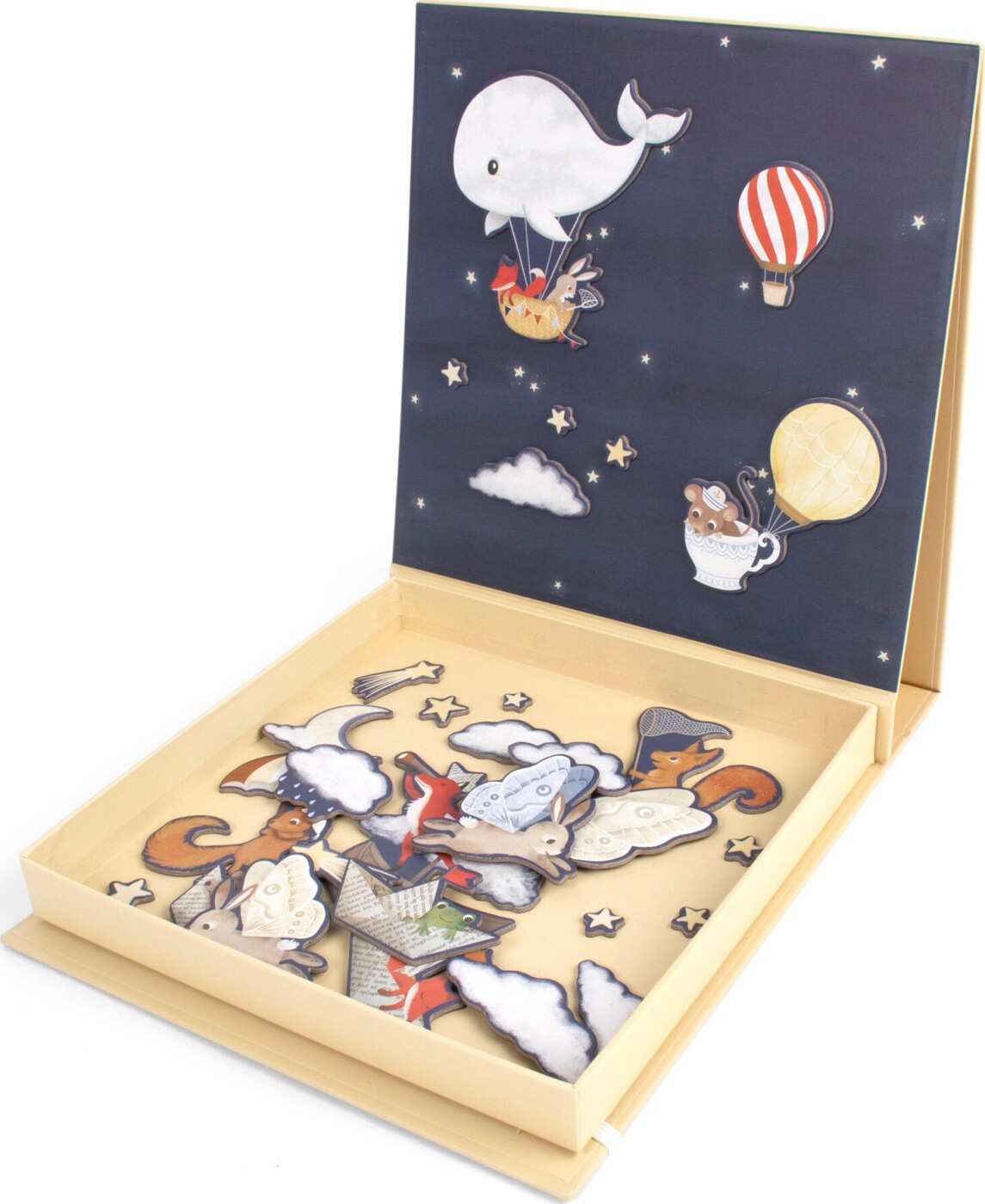 Filibabba - Magnetisk Legetøj Til Små Børn - Stjernehimmel Med Brikker