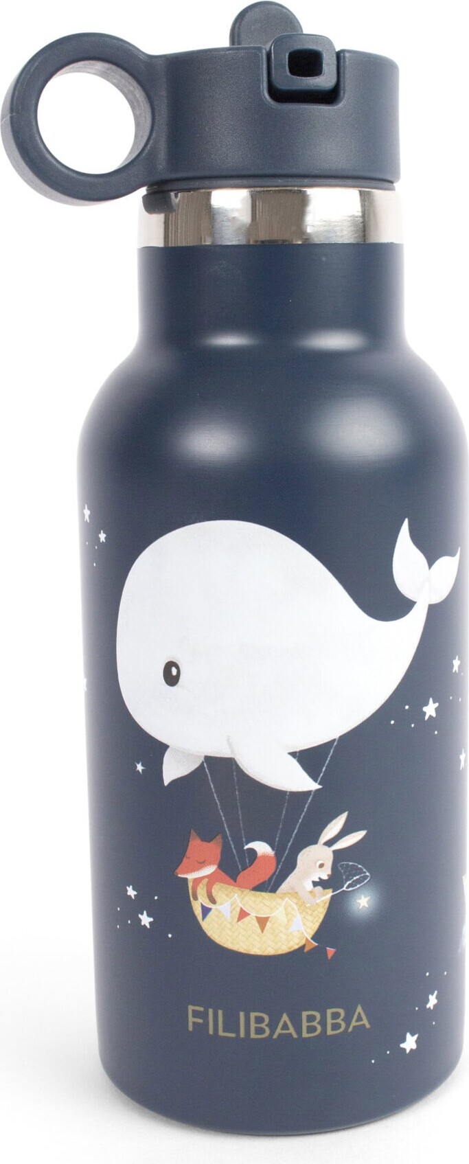 Filibabba - Drikkeflaske I Rustfrit Stål - Dreamy Adventurers - Flerfarvet