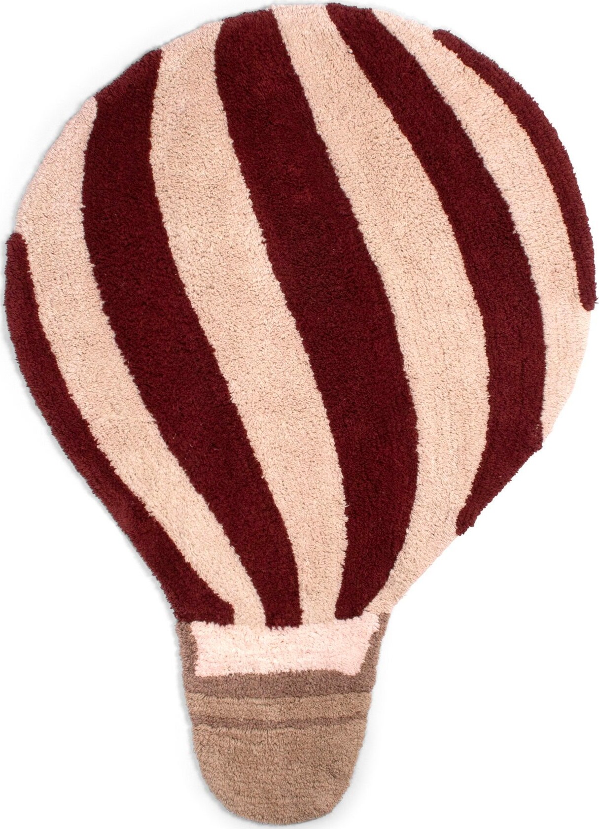 Filibabba - Gulvtæppe Til Børneværelse - Luftballon - Deeply Red