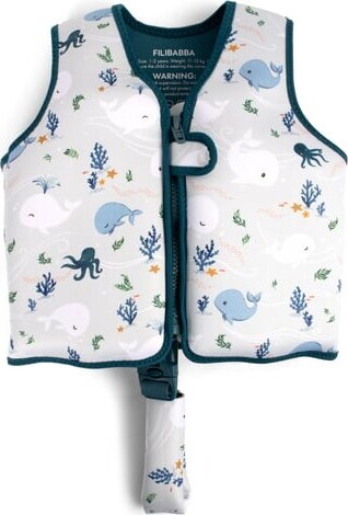 Filibabba - Svømmevest Til Børn - 1-2 år - Hvalen Christian