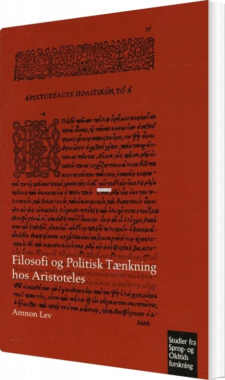 Billede af Filosofi Og Politisk Tænkning Hos Aristoteles - Amnon Lev - Bog