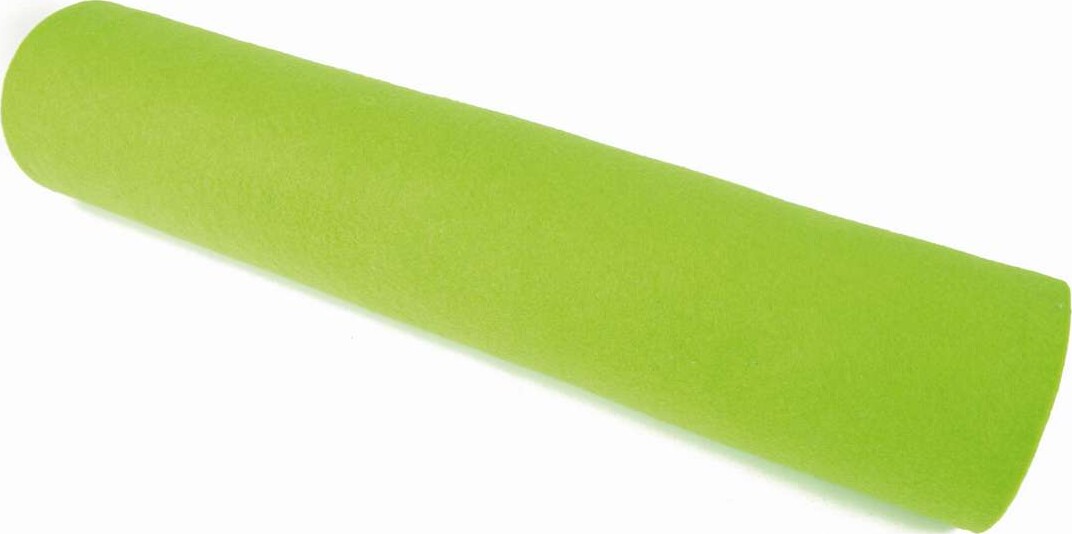 Filtrulle - Lysegrøn - Polyester Filt - 45 Cm X 5 M