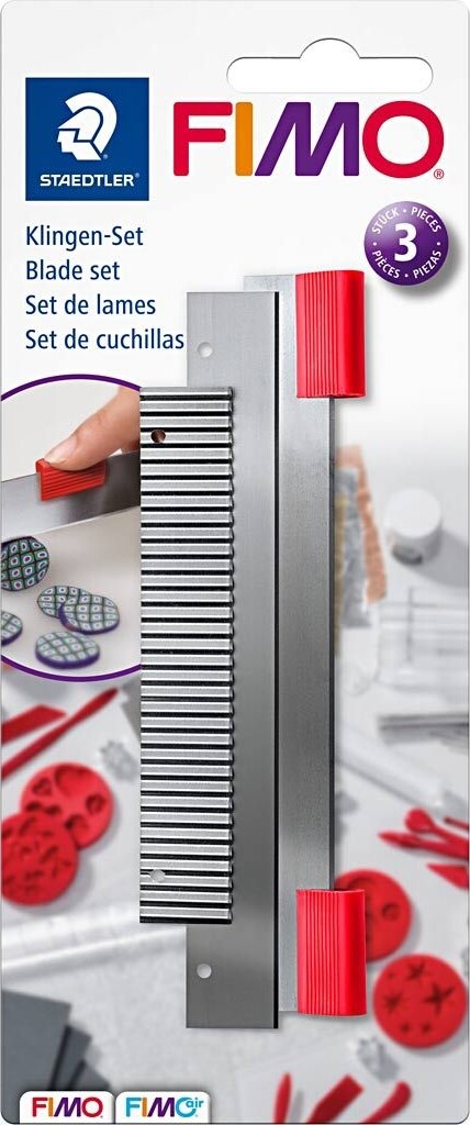 Fimo - Cutter Blades Sæt - Knive - 3 Stk - Staedtler