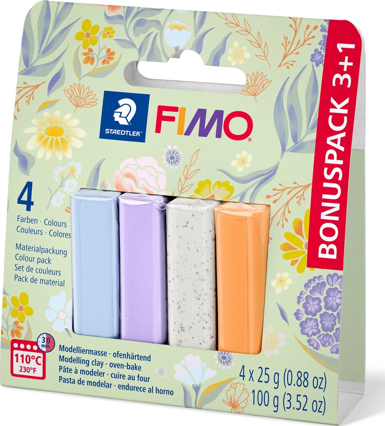 Fimo - Soft 3+1 Stk Sæt - Staedtler