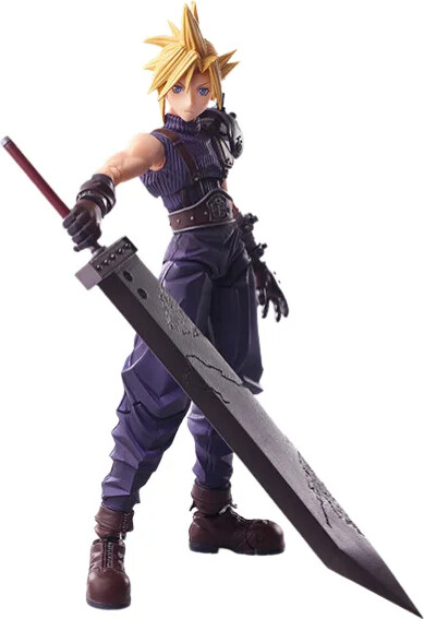 Final Fantasy Vii - Cloud Strife (digital Plus Edition - Bring Arts Action Figure)